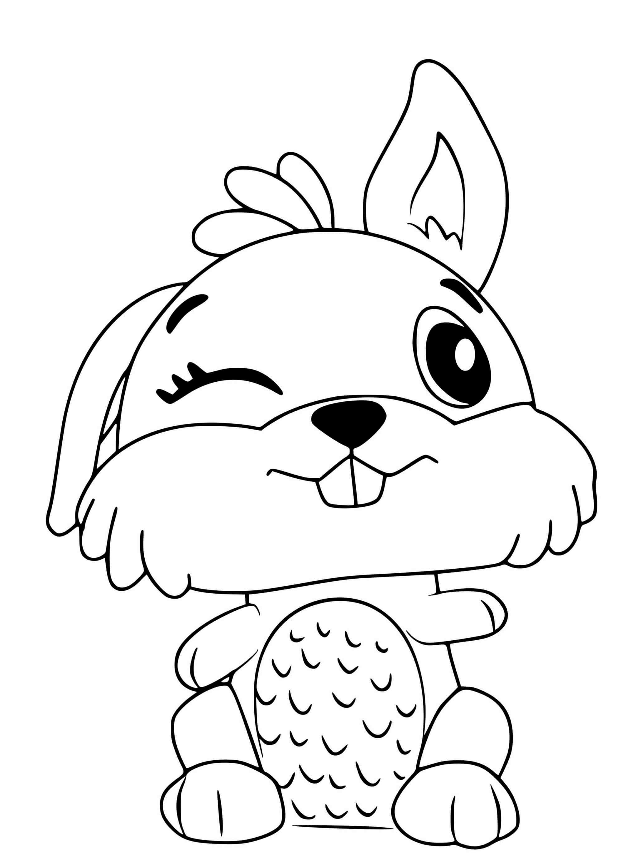 Coloriage Hatchimals Bunwee - Hatchimals à imprimer