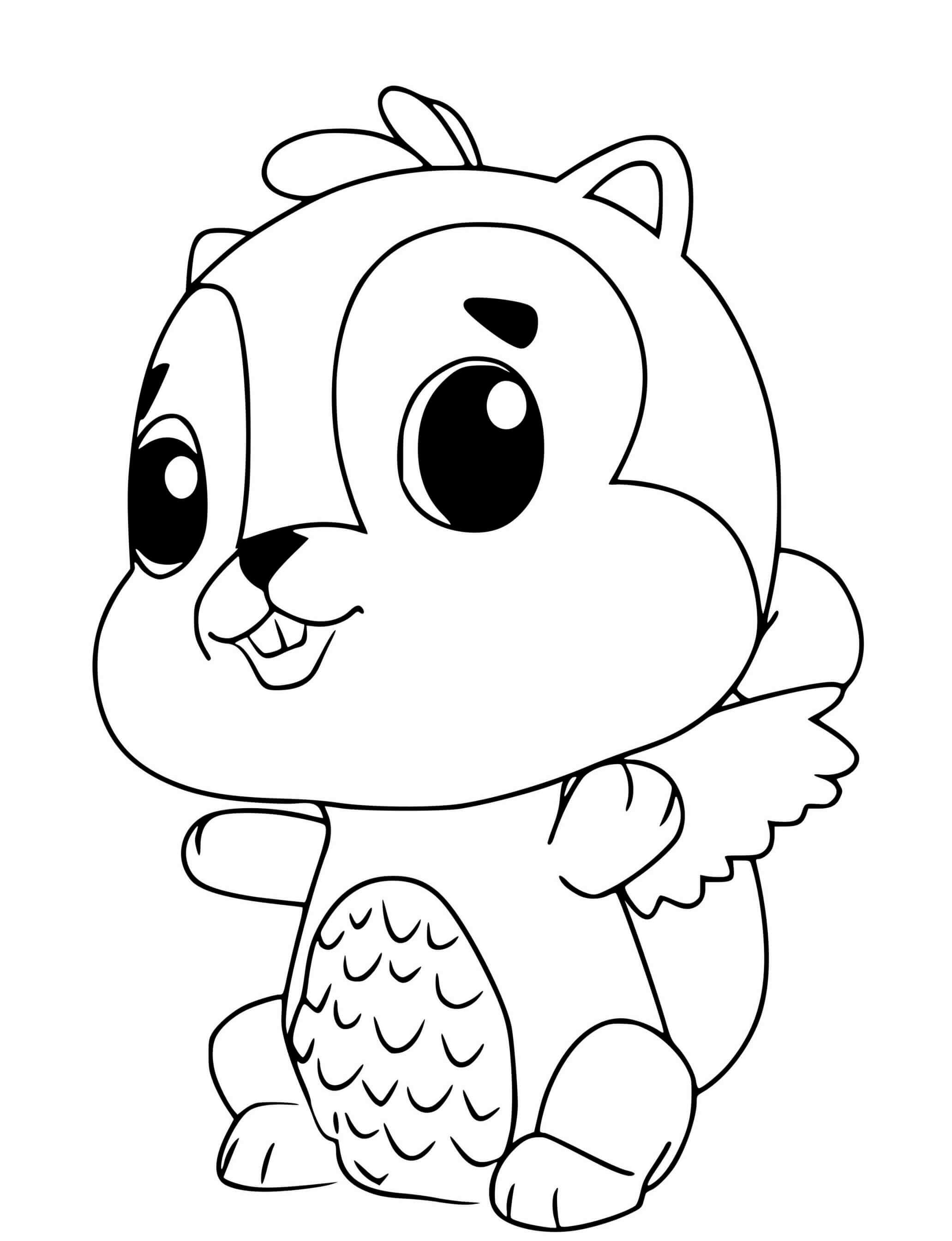 Coloriage Hatchimals Chipadee - Hatchimals à imprimer