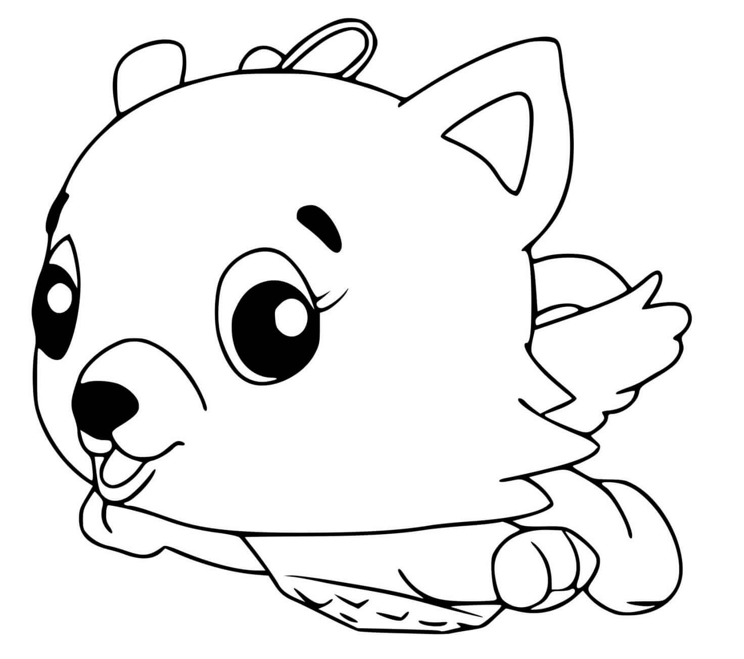 Coloriage Hatchimals Cloud Kittycan - Hatchimals à imprimer