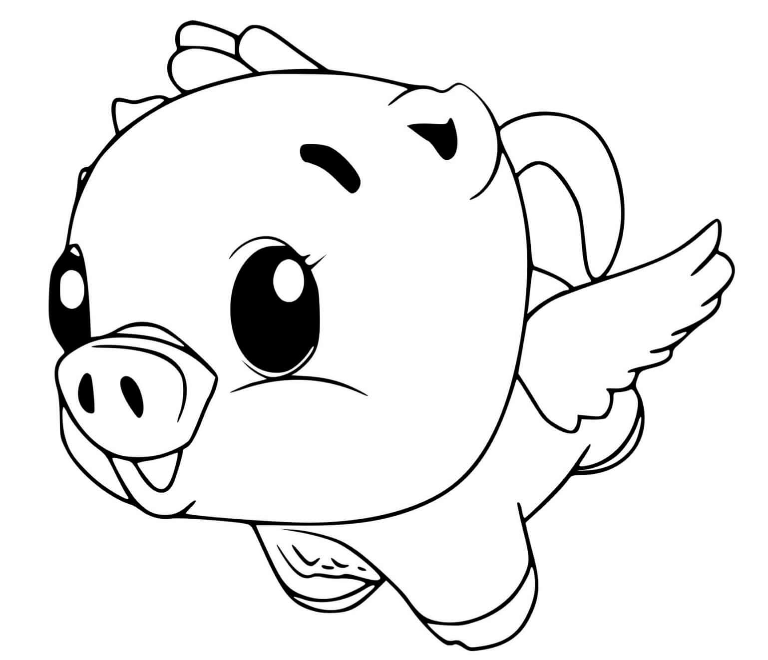 Coloriage Hatchimals Cloud Pigpiper - Hatchimals à imprimer