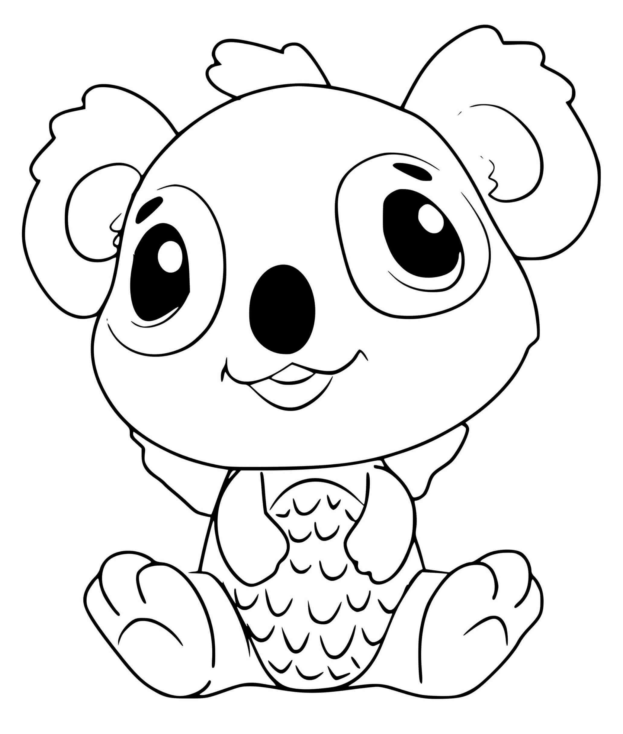Coloriage Hatchimals Koalabee - Hatchimals à imprimer