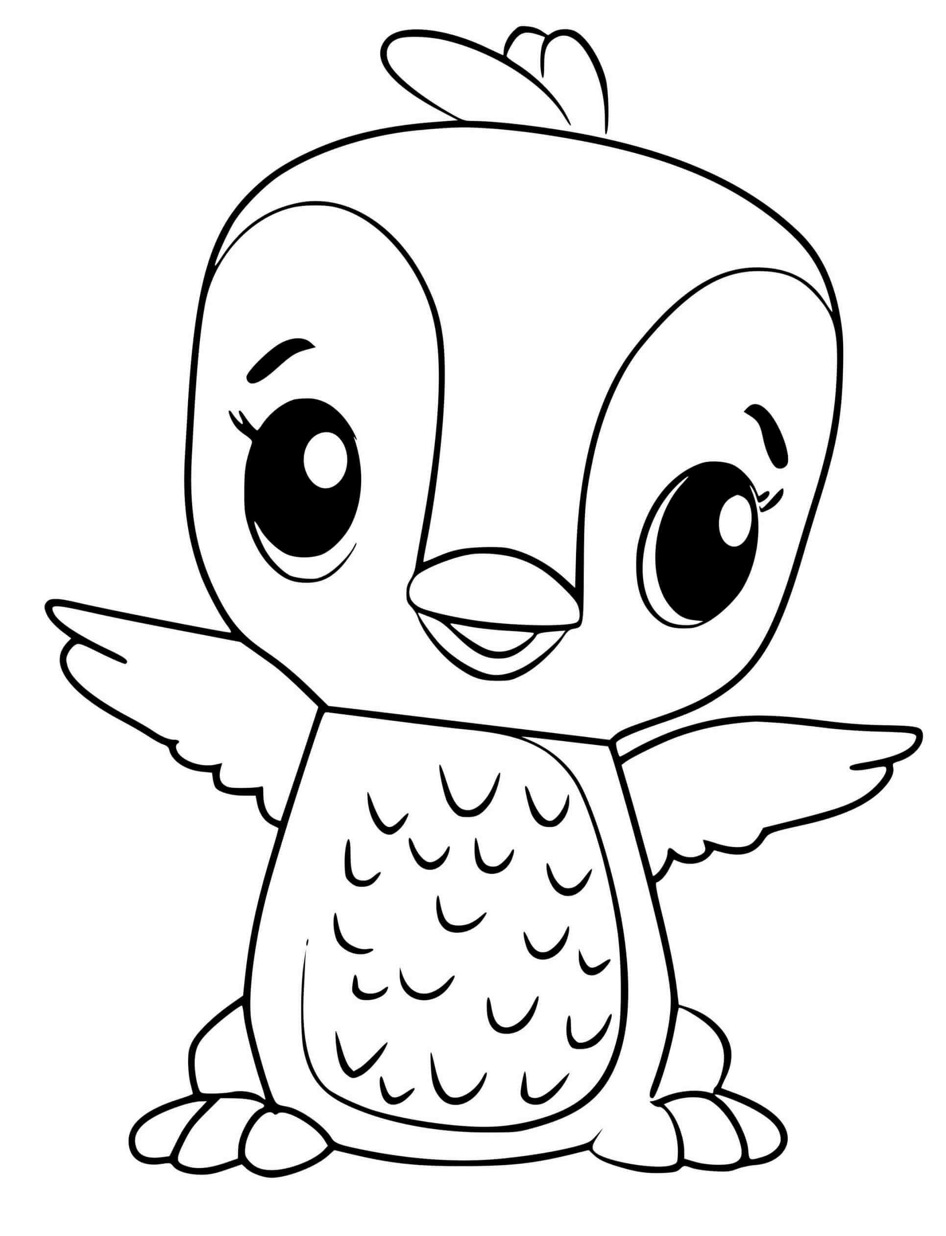 Coloriage Hatchimals Polar Penguala - Hatchimals à imprimer