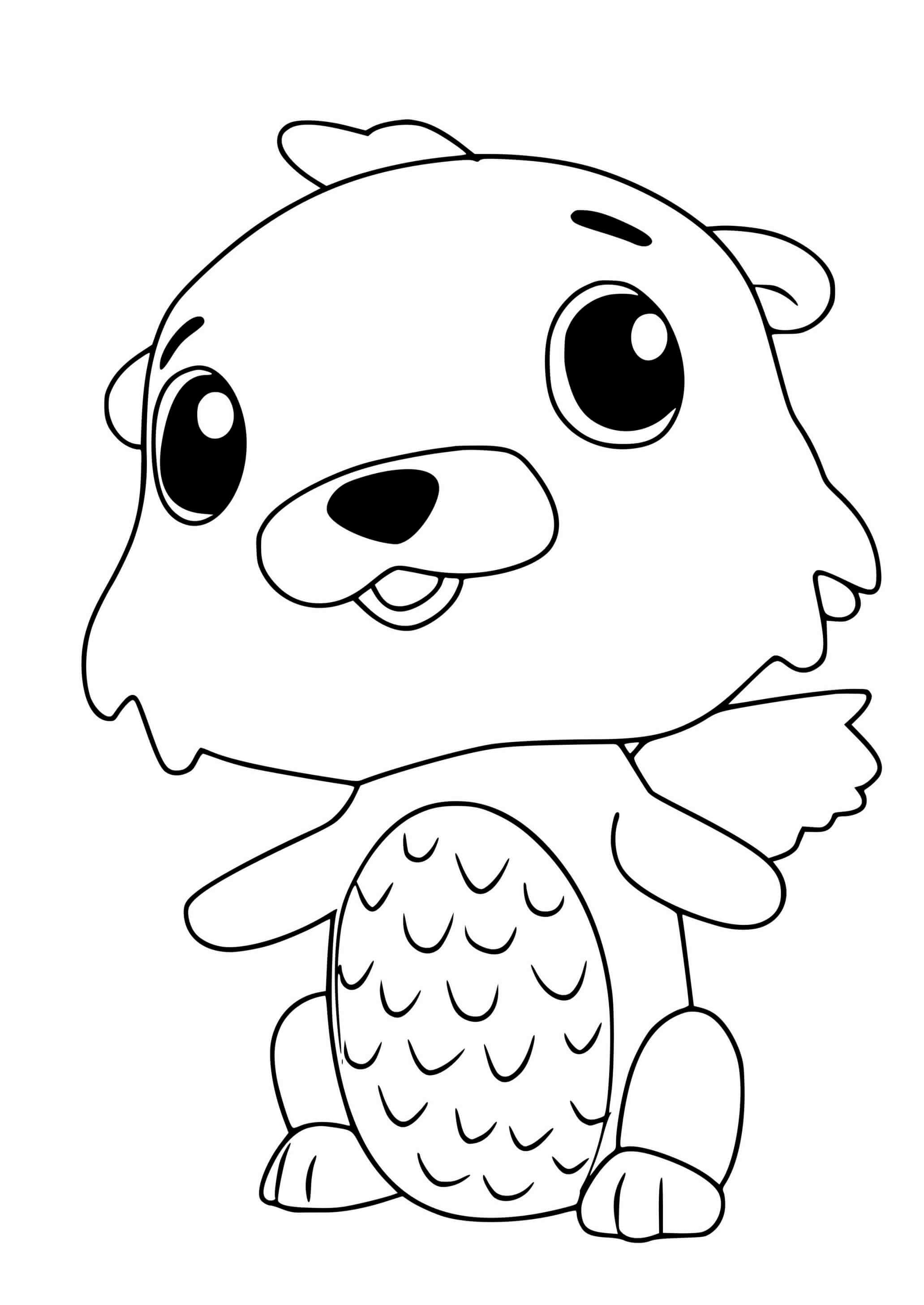 Coloriage Hatchimals Swotter - Hatchimals à imprimer