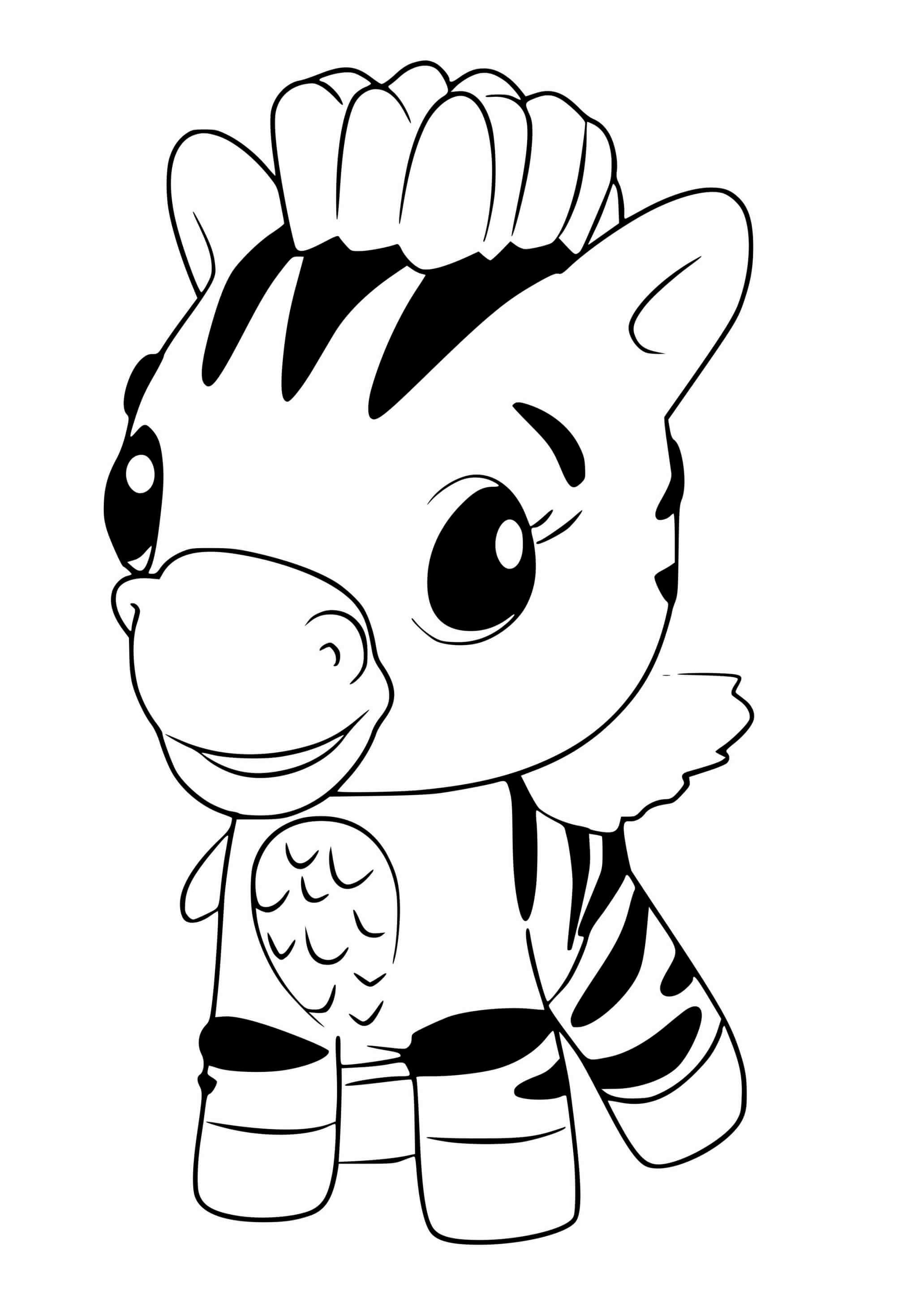 Coloriage Hatchimals Zebrush - Hatchimals à imprimer