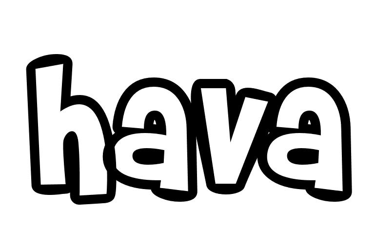 Coloriage Hava - Prénom à imprimer