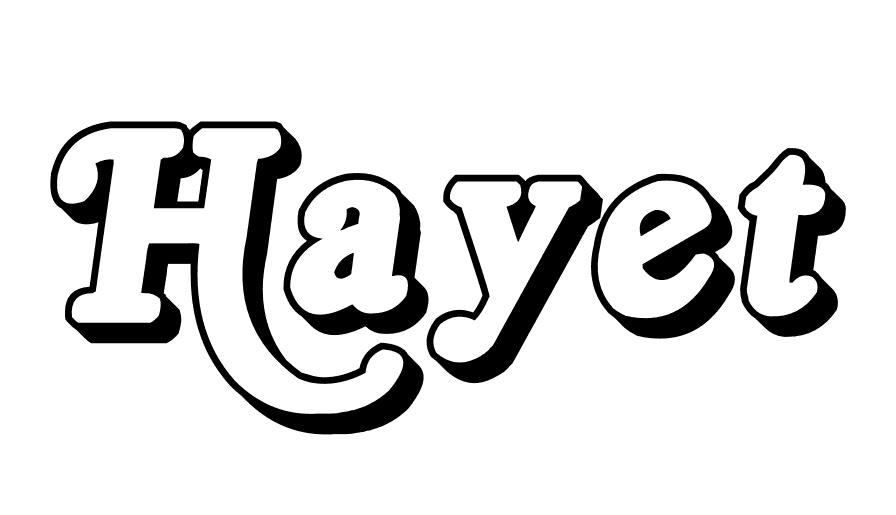 Coloriage Hayet - Prénom à imprimer