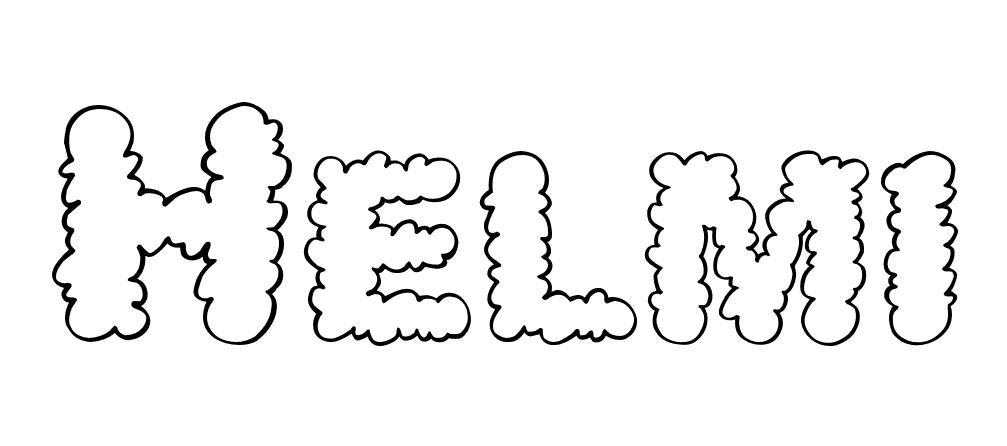 Coloriage Helmi - Prénom à imprimer