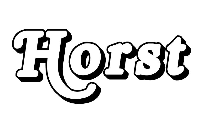 Coloriage Horst - Prénom à imprimer