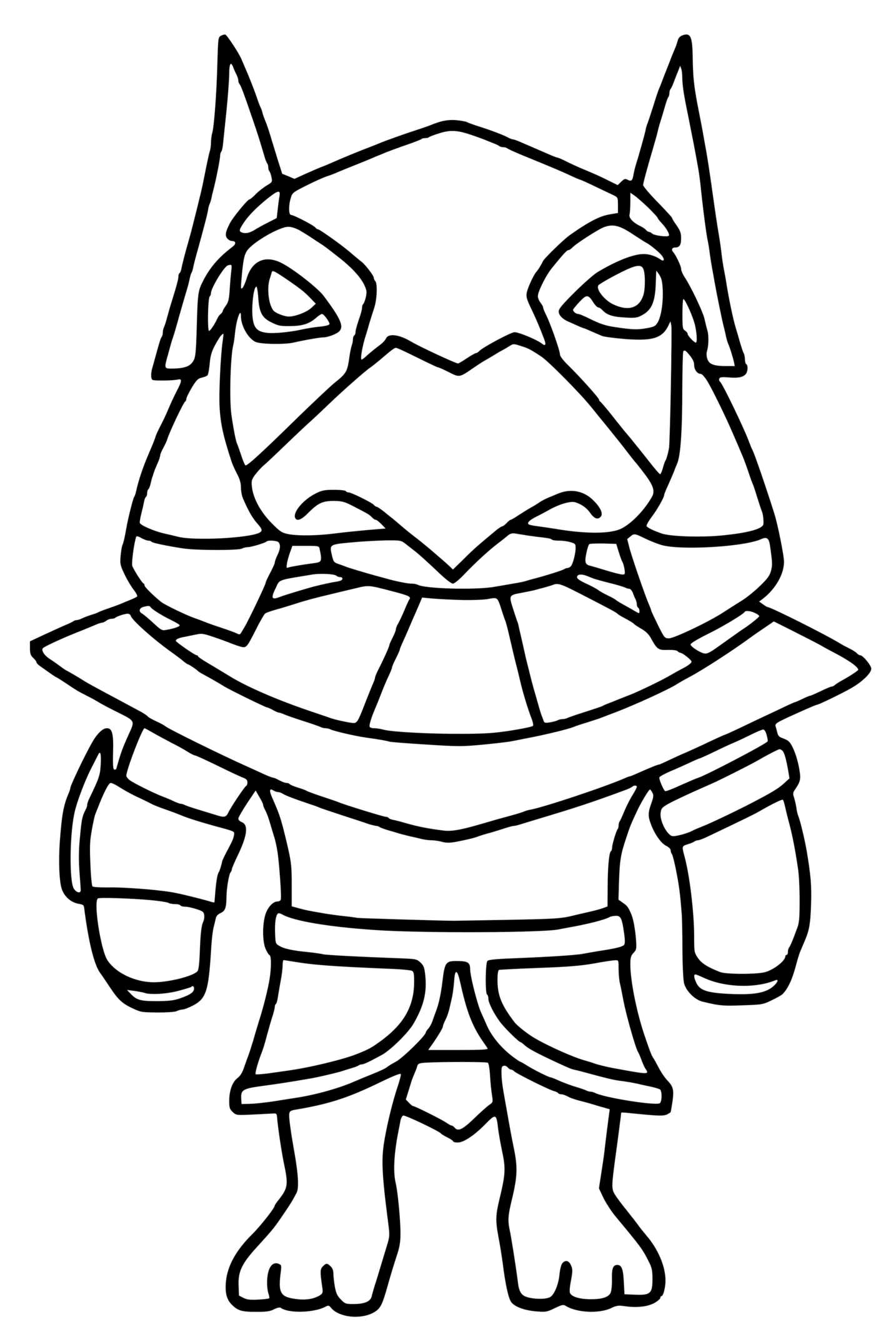 Coloriage Horus Stumble Guys - Stumble guys à imprimer