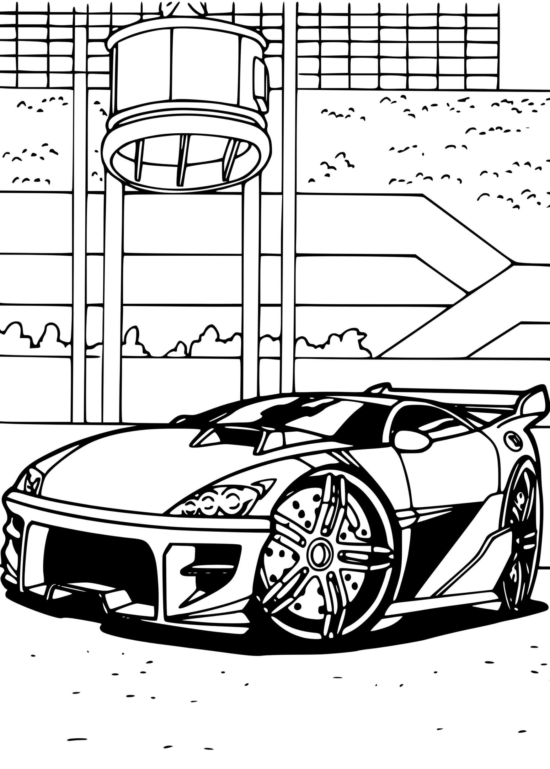 Coloriage Hot Wheels Heavy Chevy Voiture - Hot wheels à imprimer