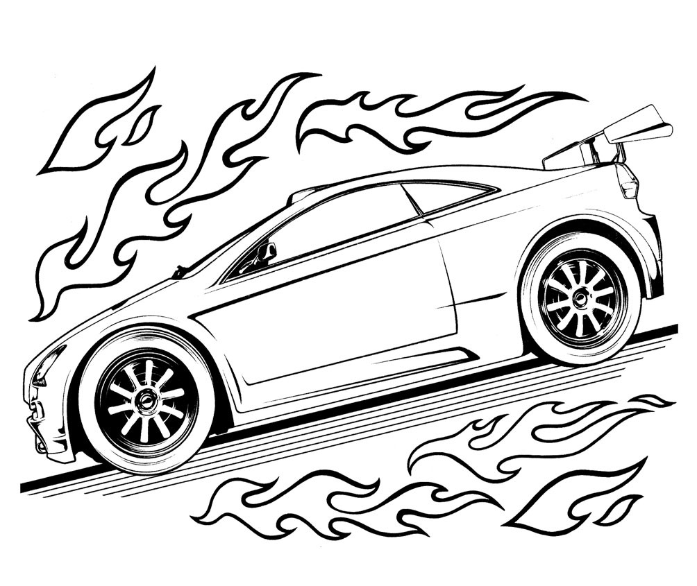 Coloriage Hot wheels