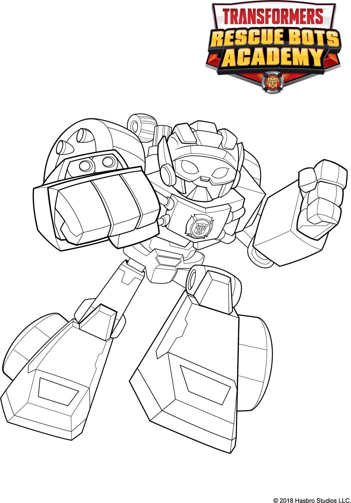 Coloriage Hotshot Transformers - Gulli à imprimer