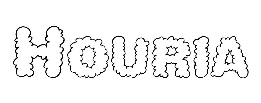 Coloriage Houria - Prénom à imprimer