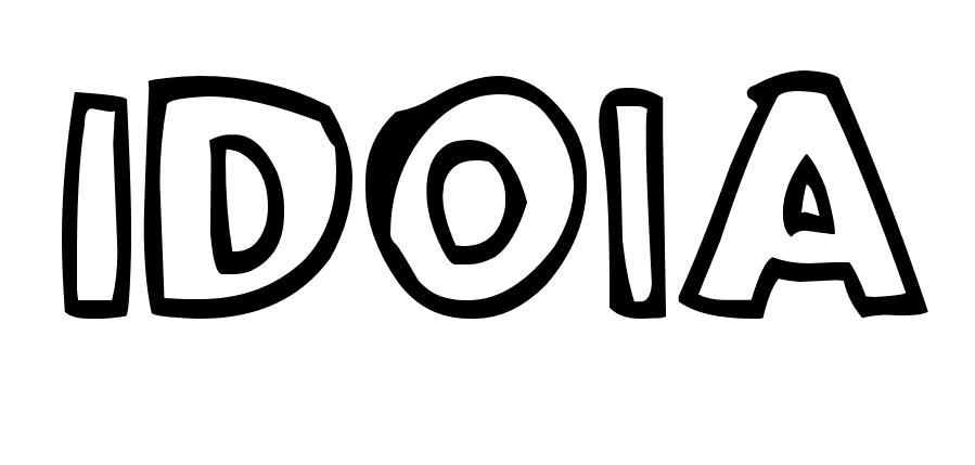 Coloriage Idoia - Prénom à imprimer