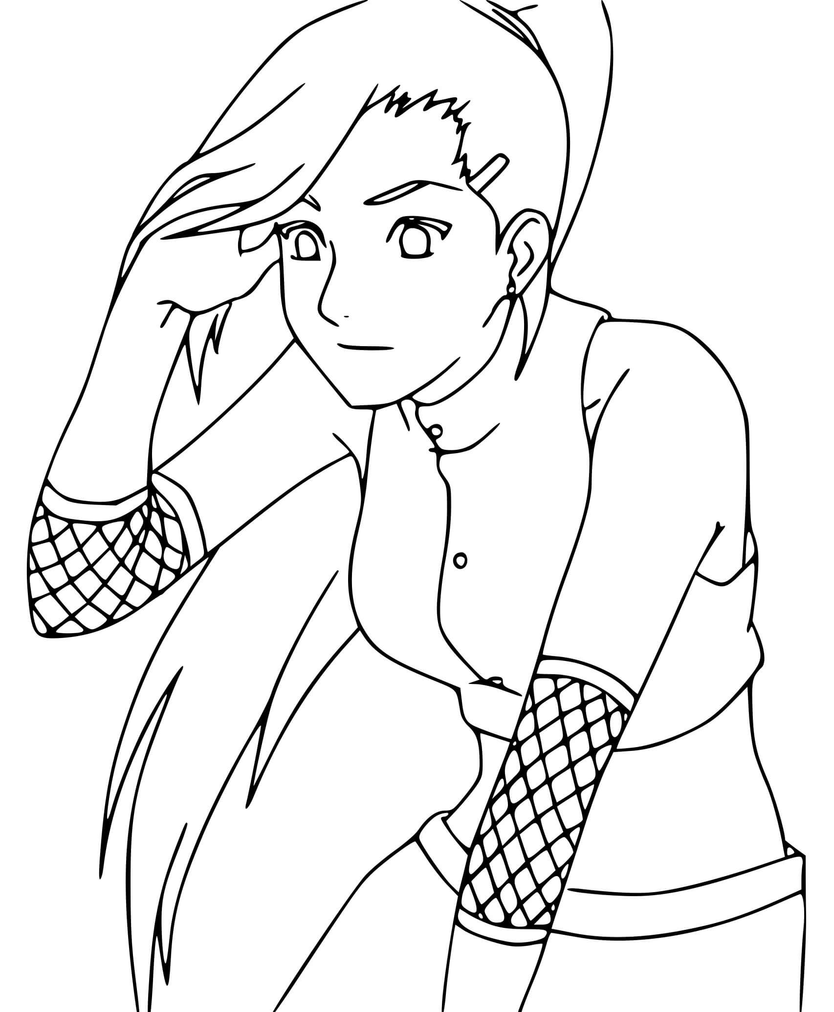 Coloriage Ino Yamanaka Naruto Par Kisshu97 - Naruto à imprimer