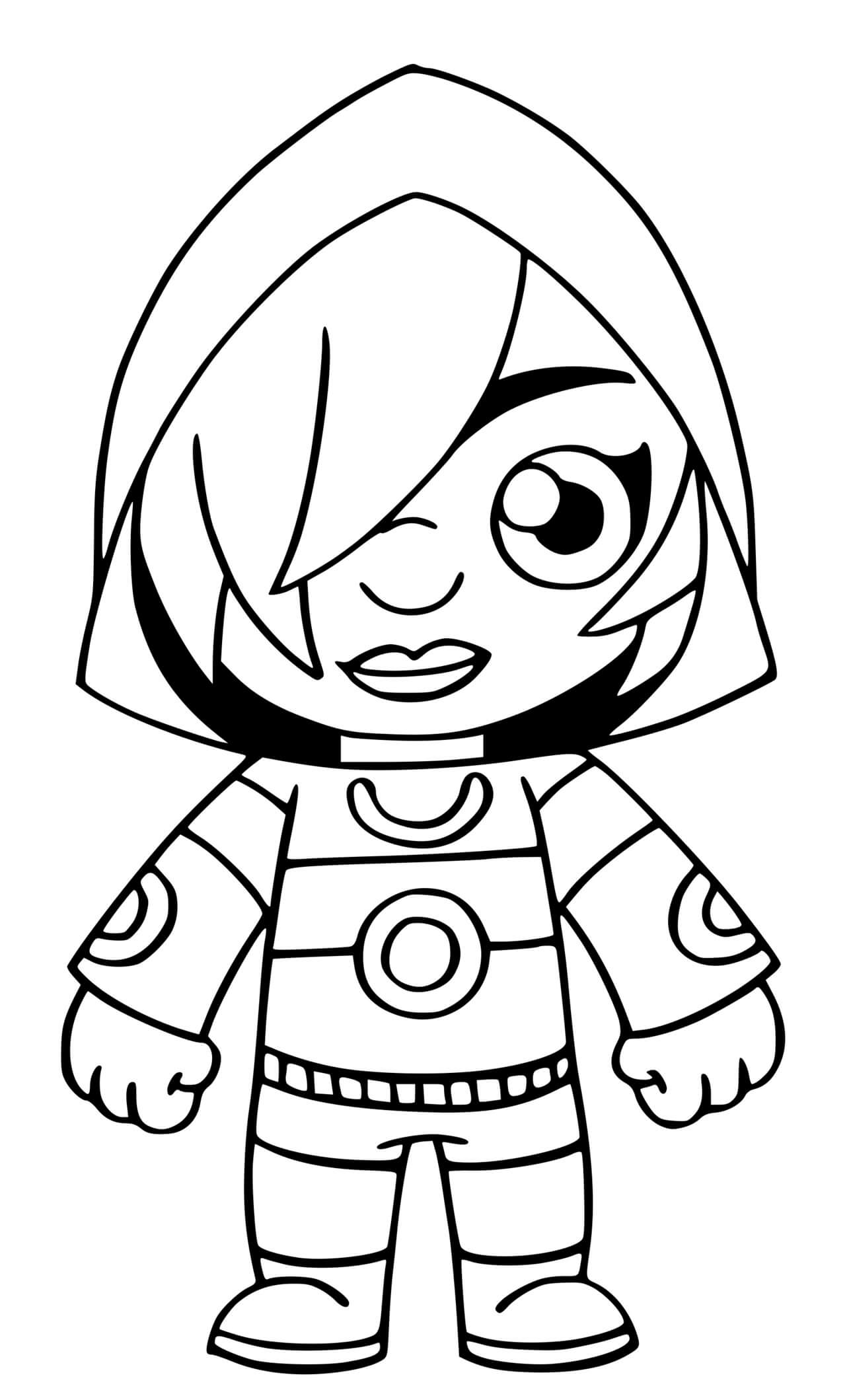 Coloriage Iris Woman Fortnite - Fortnite à imprimer