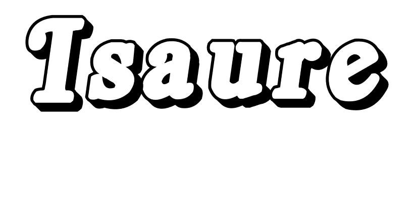 Coloriage Isaure - Prénom à imprimer
