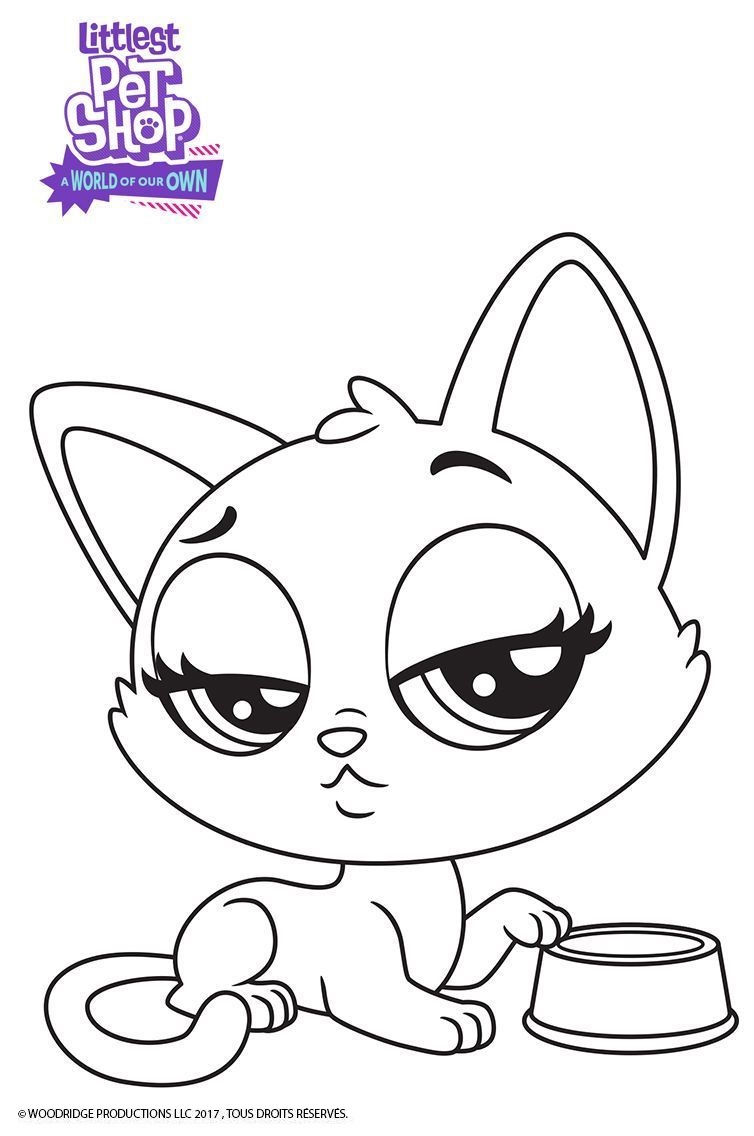 Coloriage Jade - Petshop à imprimer