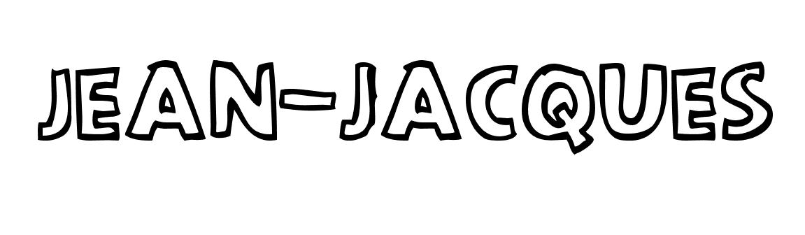 Coloriage Jean Jacques - Prénom à imprimer