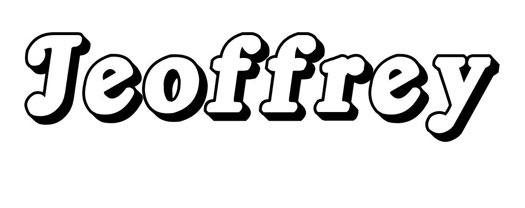 Coloriage Jeoffrey - Prénom à imprimer