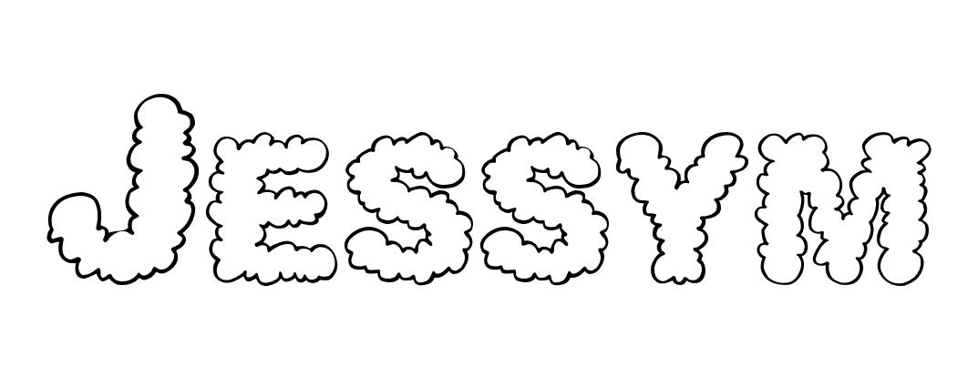 Coloriage Jessym - Prénom à imprimer