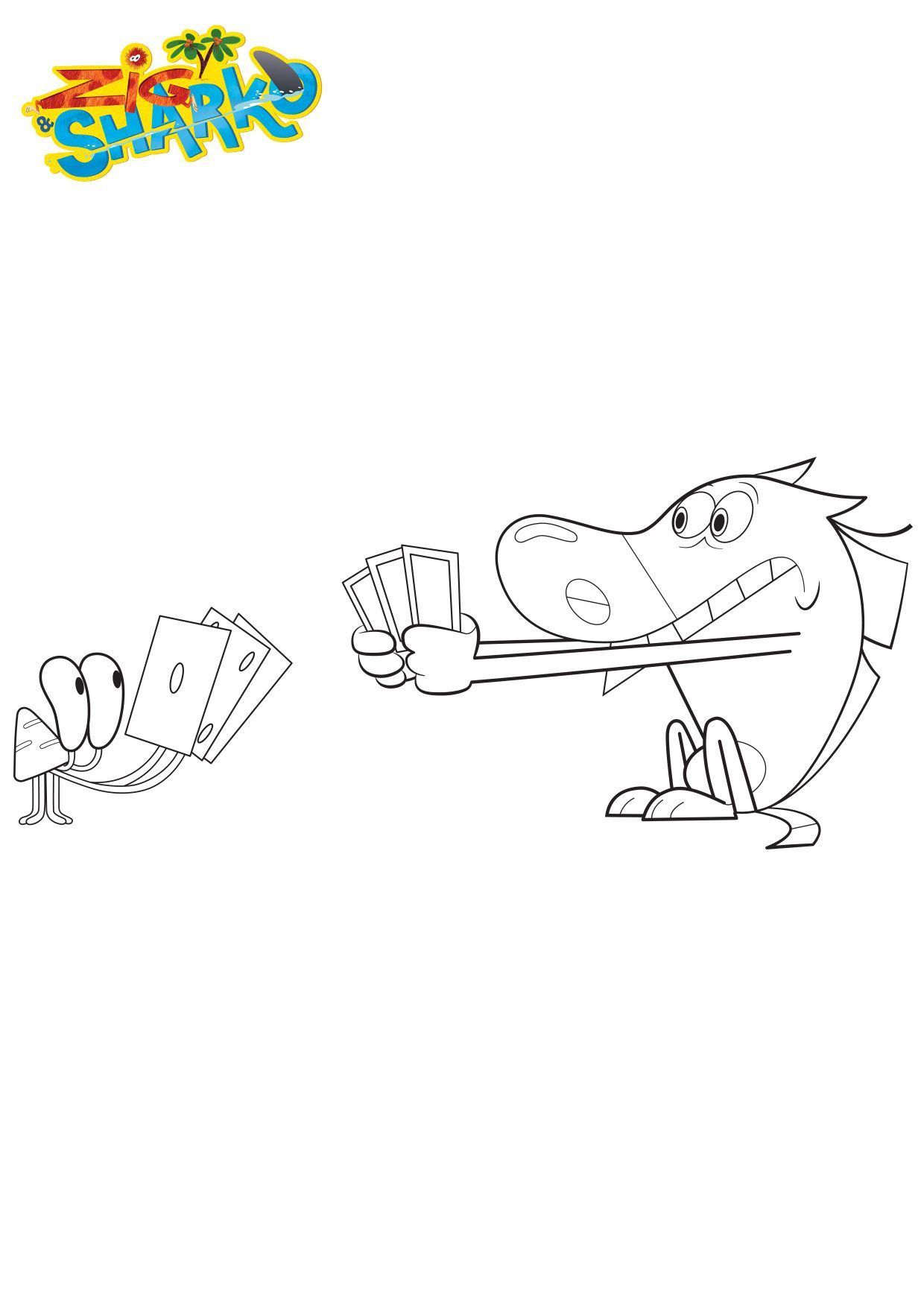 Coloriage Jeu De Carte - Gulli à imprimer