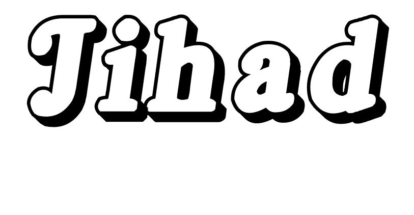Coloriage Jihad - Prénom à imprimer