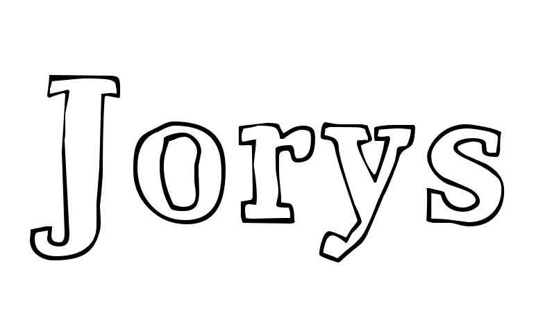 Coloriage Jorys - Prénom à imprimer