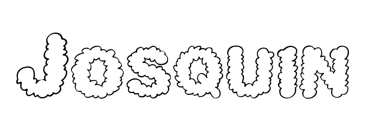 Coloriage Josquin - Prénom à imprimer