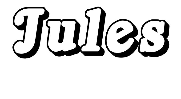 Coloriage Jules - Prénom à imprimer