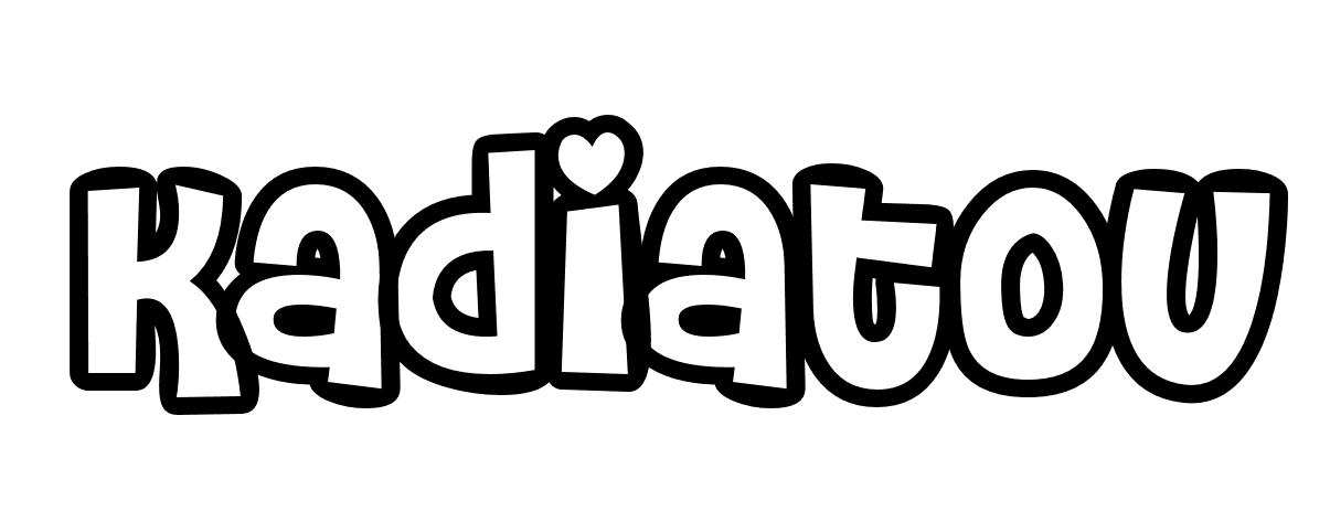 Coloriage Kadiatou - Prénom à imprimer