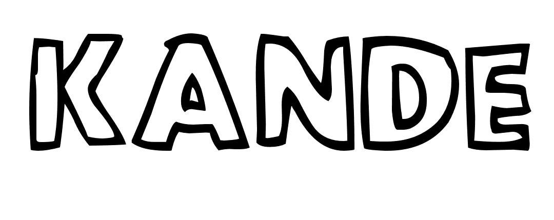 Coloriage Kande - Prénom à imprimer