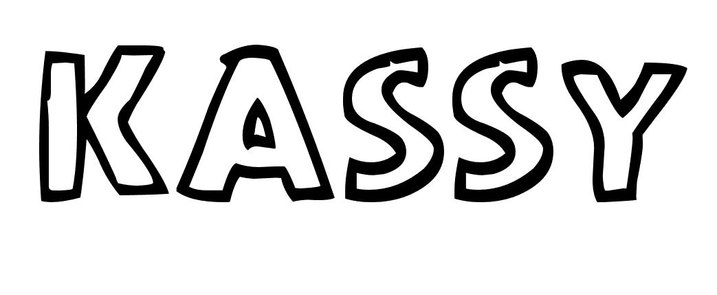 Coloriage Kassy - Prénom à imprimer