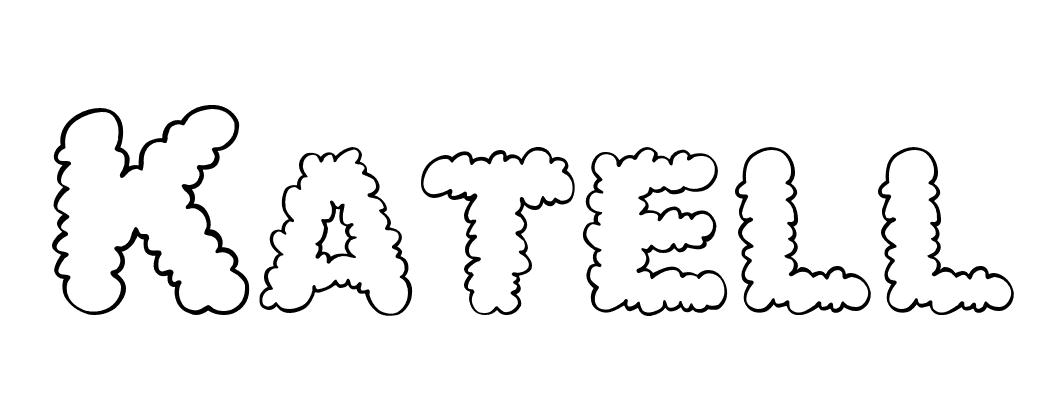 Coloriage Katell - Prénom à imprimer