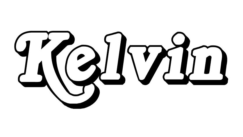 Coloriage Kelvin - Prénom à imprimer
