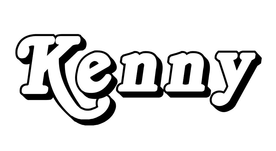 Coloriage Kenny - Prénom à imprimer