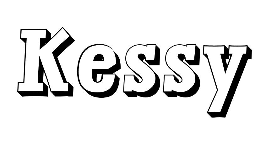 Coloriage Kessy - Prénom à imprimer