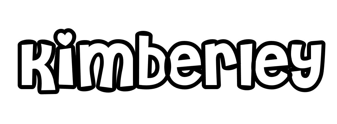 Coloriage Kimberley - Prénom à imprimer