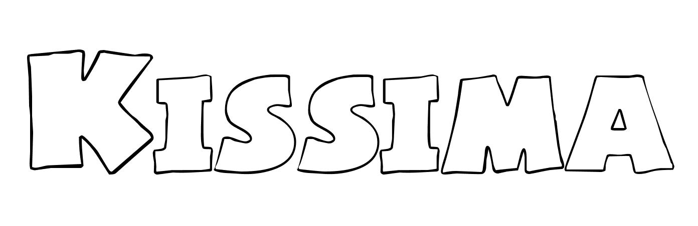 Coloriage Kissima - Prénom à imprimer