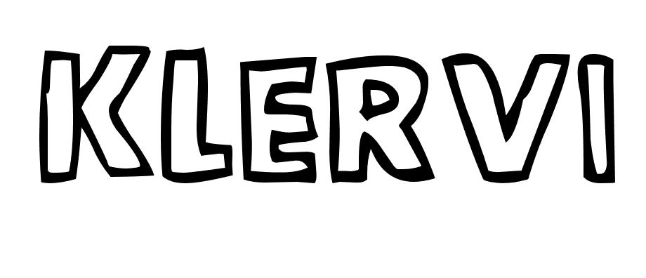 Coloriage Klervi - Prénom à imprimer