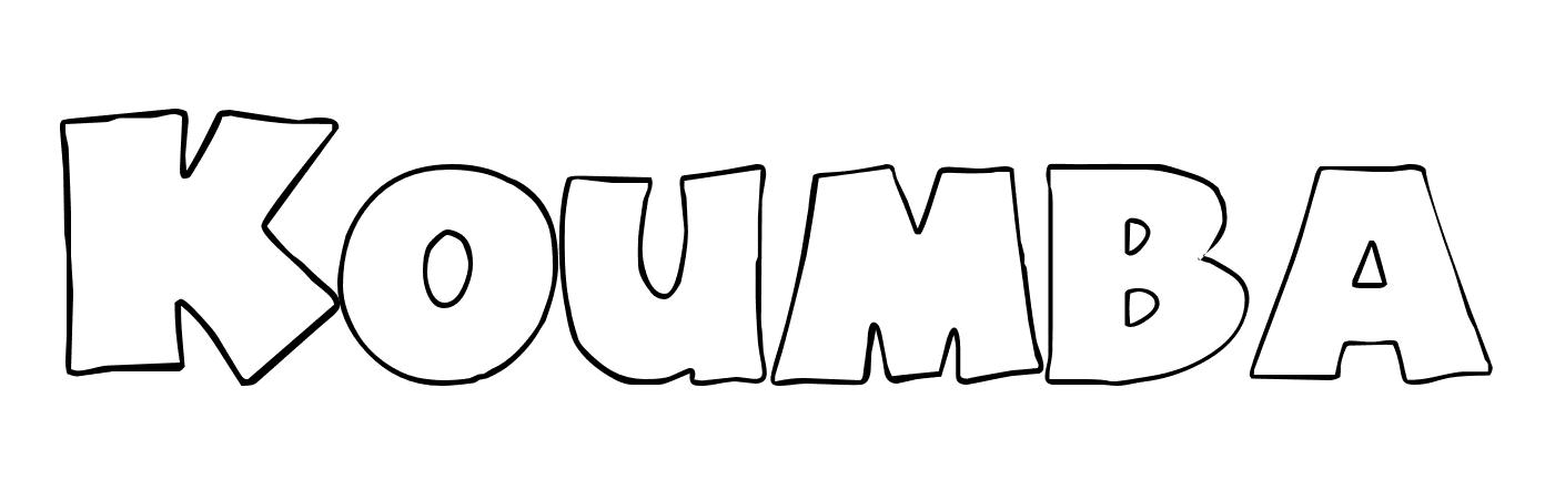 Coloriage Koumba - Prénom à imprimer