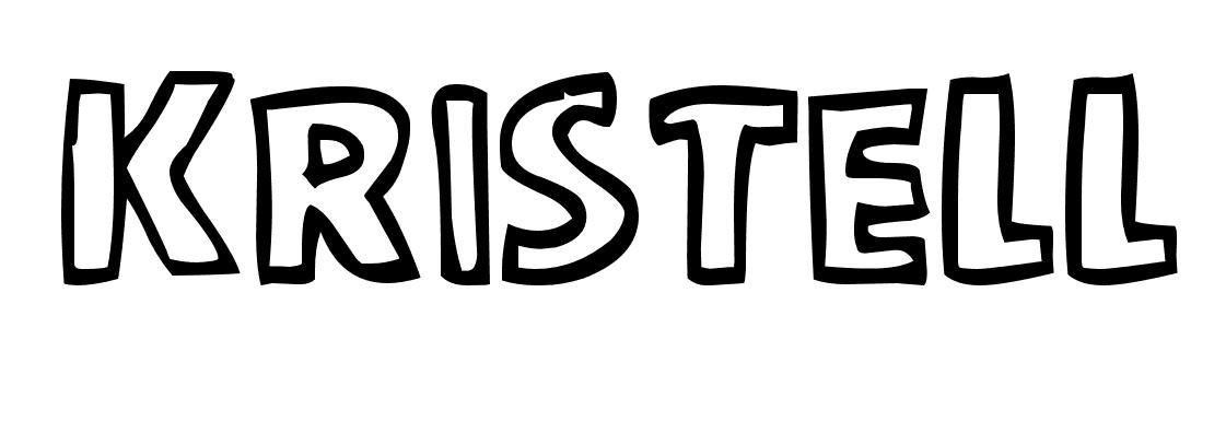 Coloriage Kristell - Prénom à imprimer
