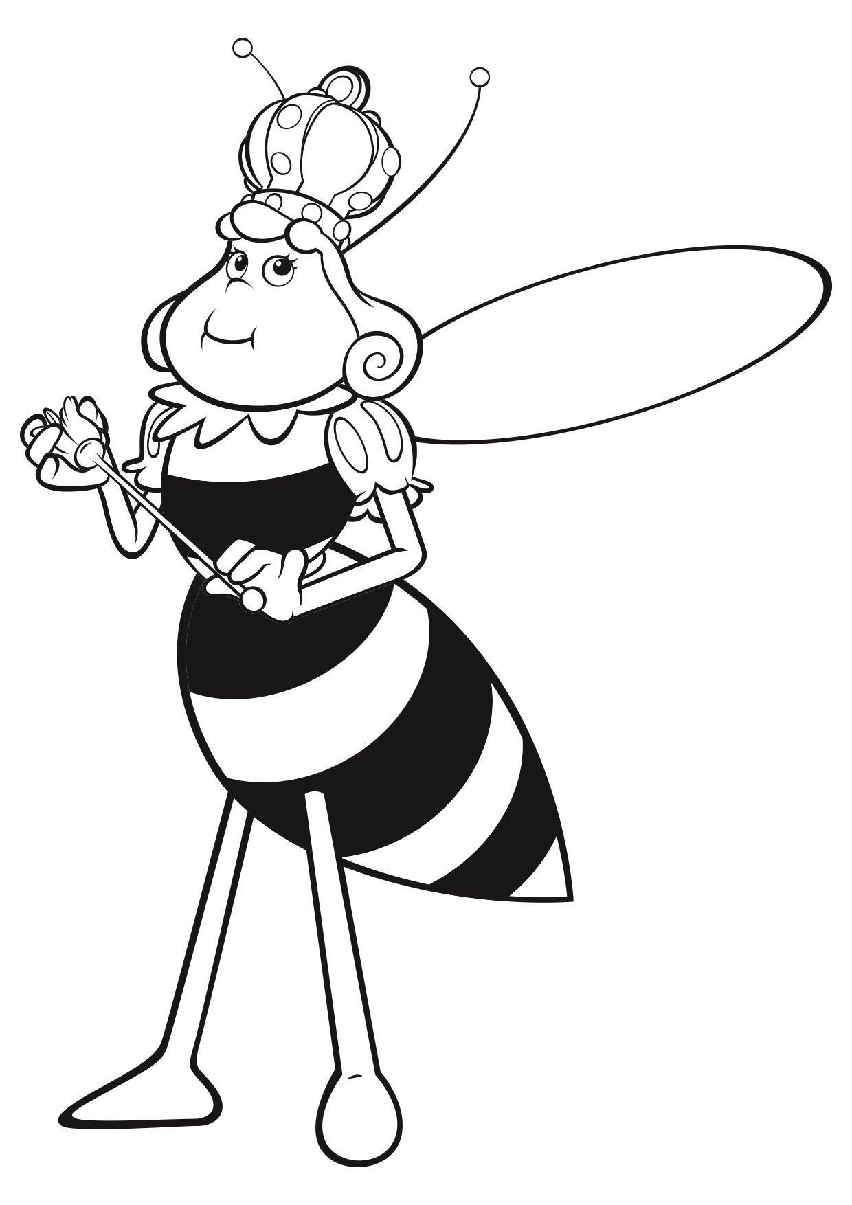 Coloriage La Reine - Gulli à imprimer