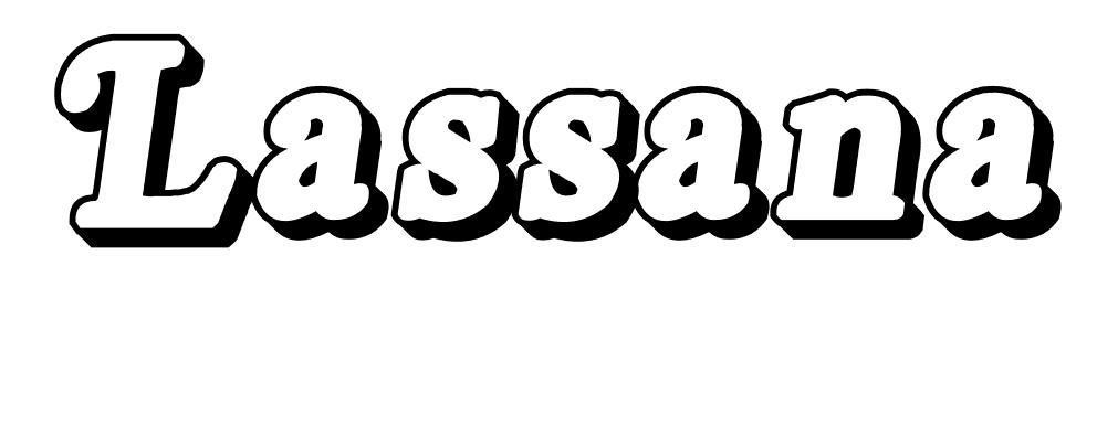 Coloriage Lassana - Prénom à imprimer