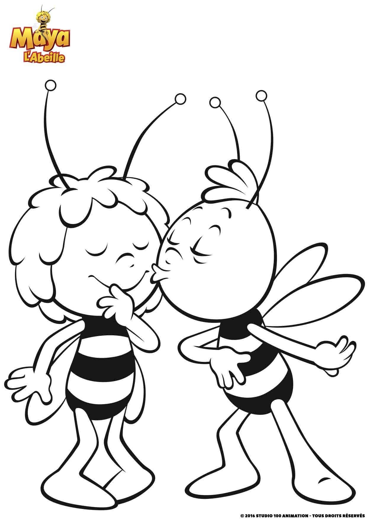 Coloriage Le Bisou De Willy - Gulli à imprimer