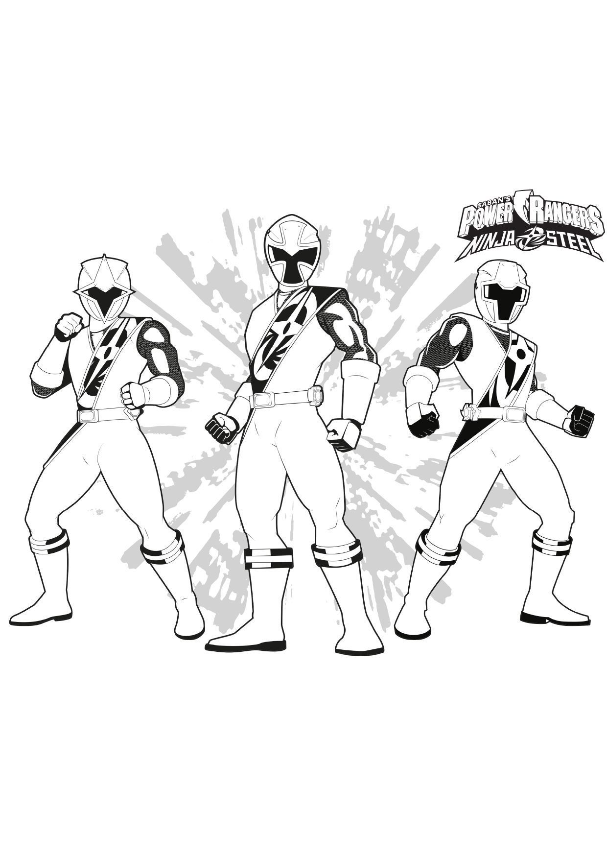 Coloriage Les Rangers - Gulli à imprimer
