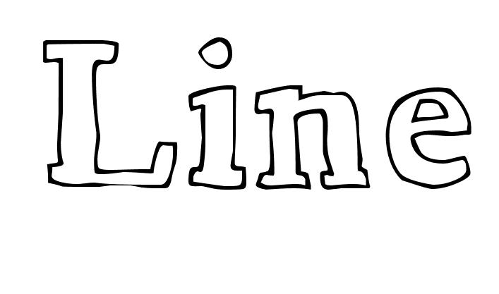 Coloriage Line - Prénom à imprimer