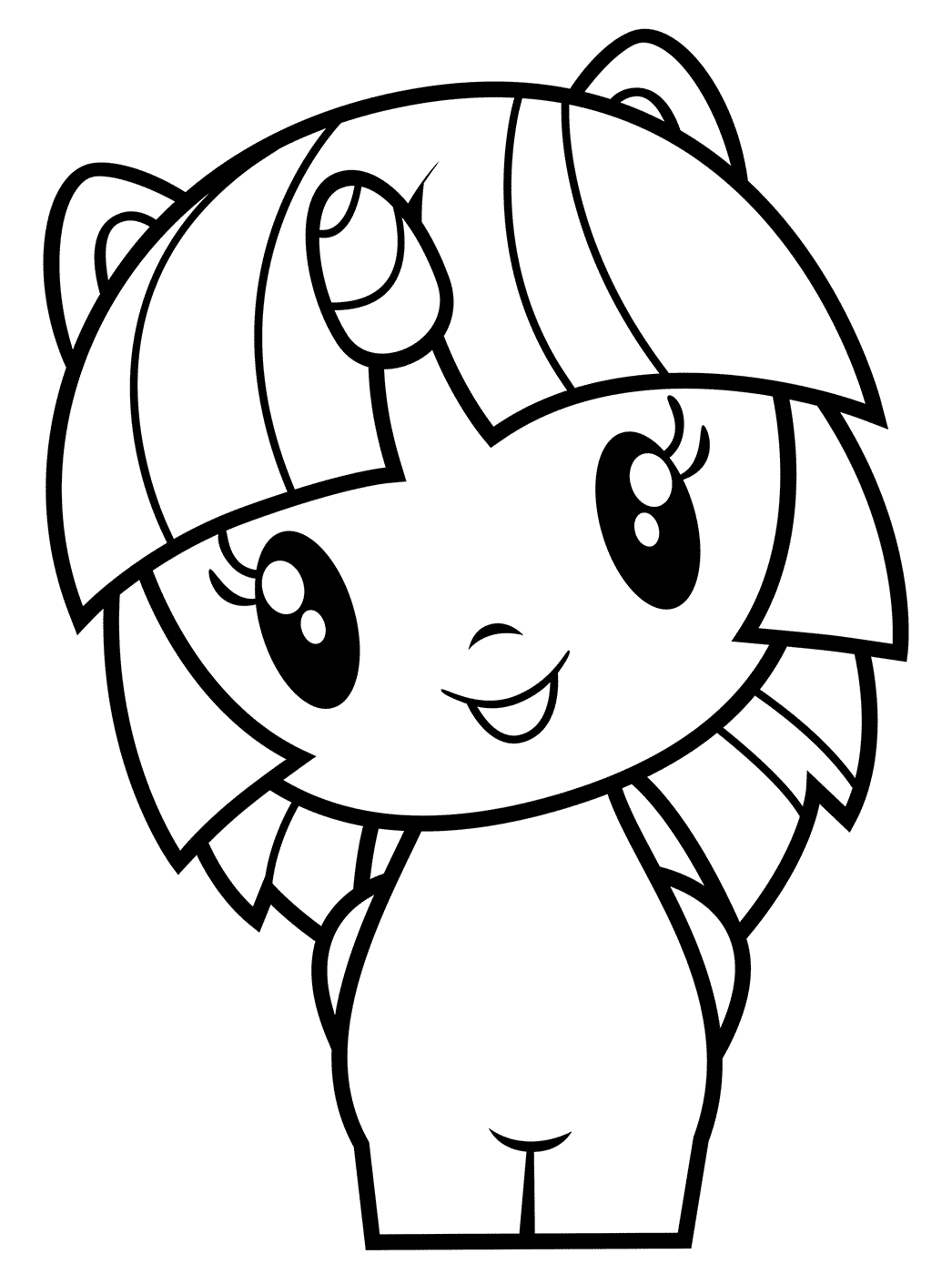 Coloriage Twilight Sparkle la Princesse - Cutie mark crew à imprimer