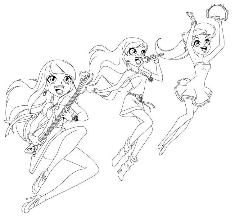 Coloriage Lolirock - Lolirock à imprimer