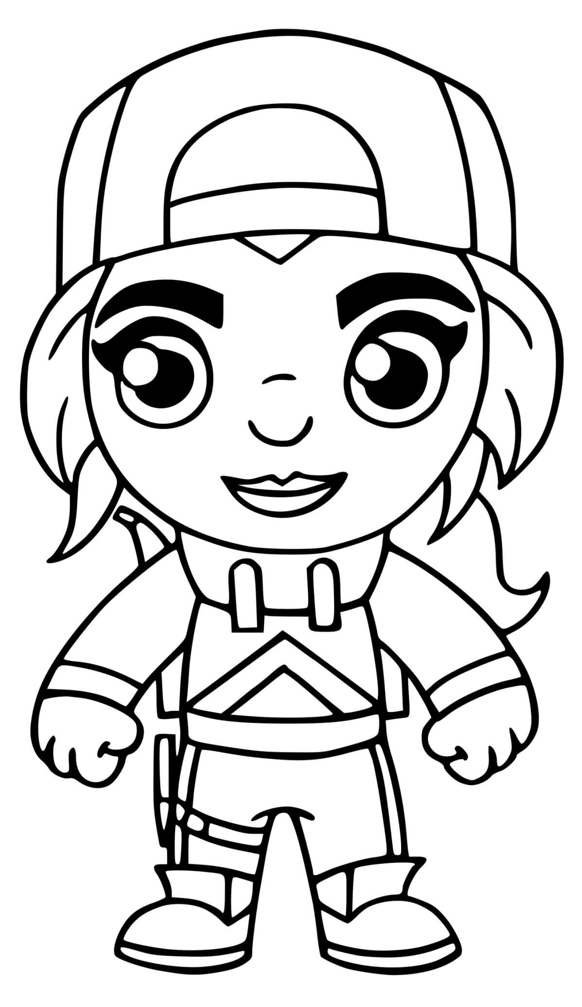Coloriage Loserfruit Fortnite - Fortnite à imprimer